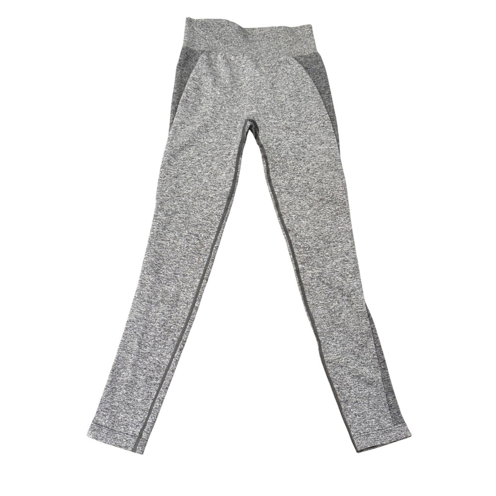 Gymshark Leggings Womens Medium Gray‎ Dry Moisture Management Athletic Yoga